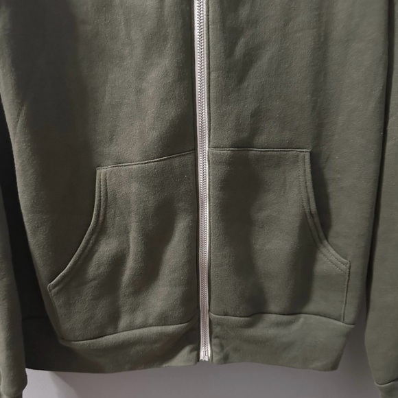 Black Rifle Coffee Co. full zip olive green sweatshirt hoodie size small - Picture 3 of 6